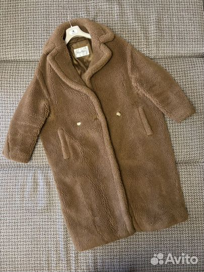 Шуба teddy max mara кэмел оригинал S