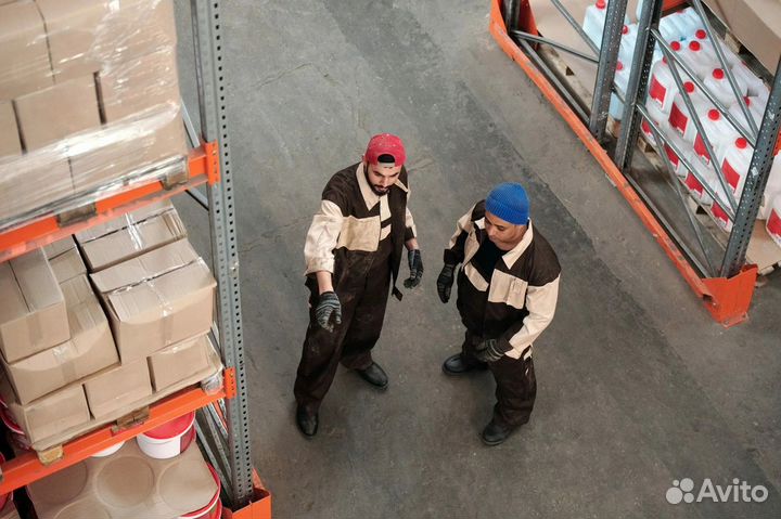 Разнорабочий еженедельные выплаты вахта 15 смен