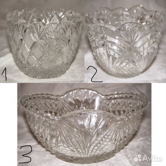 Вазы, бокалы, штофы, салатницы