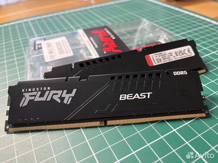 DDR5 Kingston fury Beast Black 64gb 5600 (2x32)