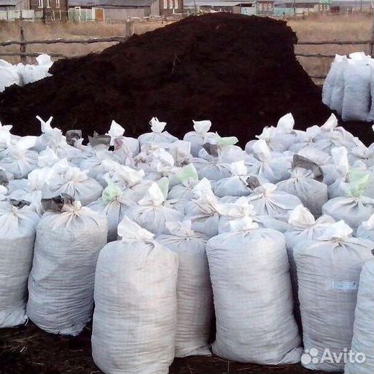 Плодородный грунт в мешках