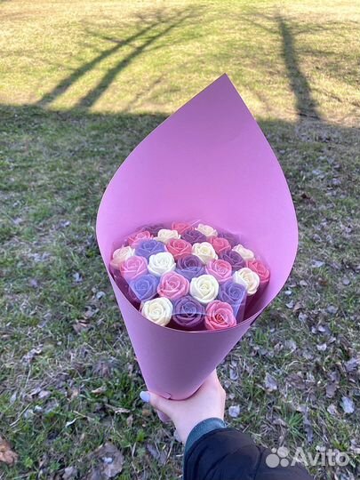 Букет из шоколадных роз