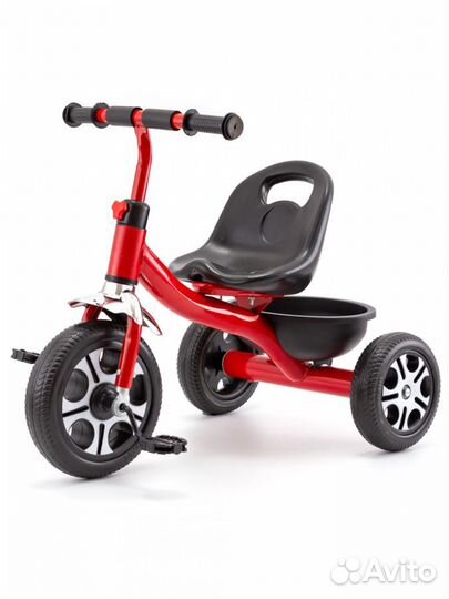 Велосипед трёхколесный детский, передняя корзина