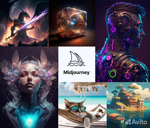 Подписка Midjourney (Безлимитные Генерации)