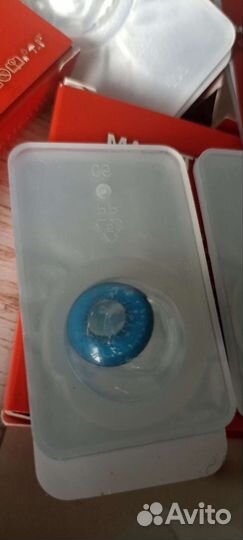 Линзы контактные цветные(синий)