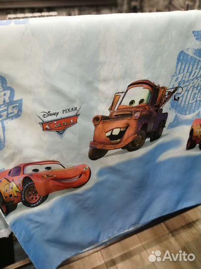 Детские шторы бу Молния Маквин