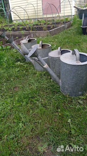 Лейка металлическая садовая СССР