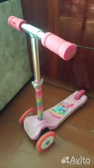 Самокат детский трехколесный бу