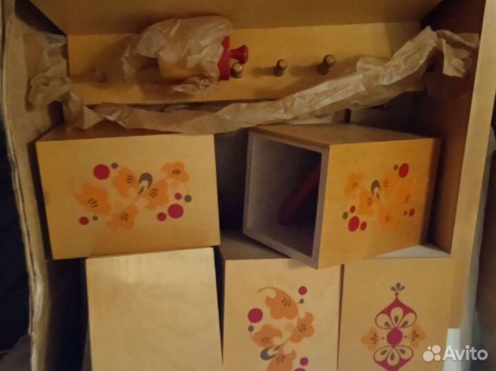 Кухонный деревянный набор посуды