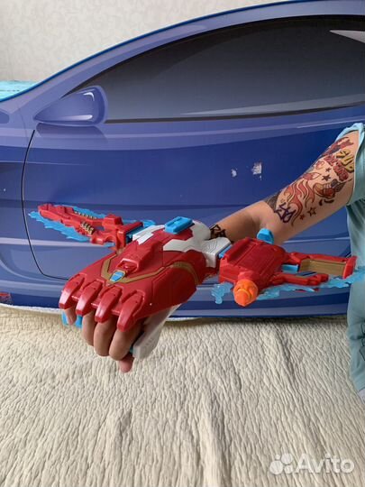 Экипировка на руку nerf Marvel железный человек