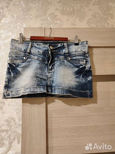 Юбка джинсовая