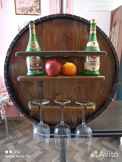 Винная полка ручная работа