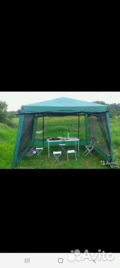 Туристическая палатка шатёр 1633 300см 300см h235