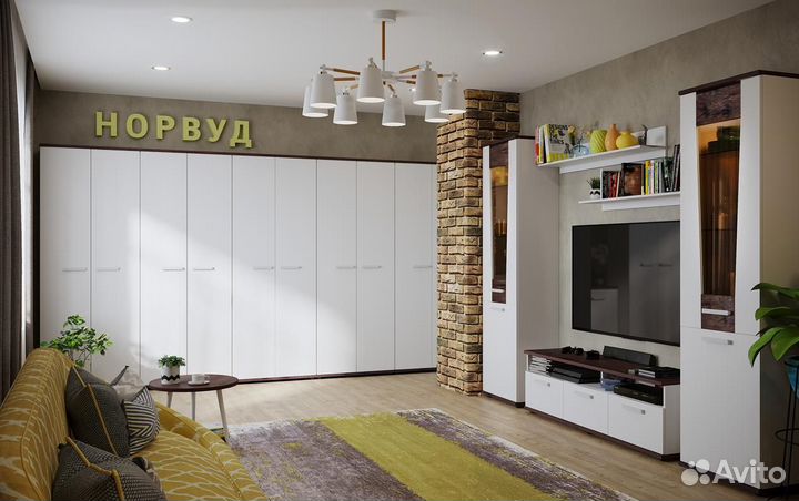 Шкаф для одежды Норвуд 12