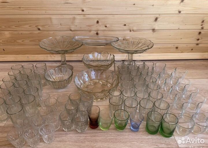 Стекло. Хрусталь. ссср.Рюмки. Бокалы