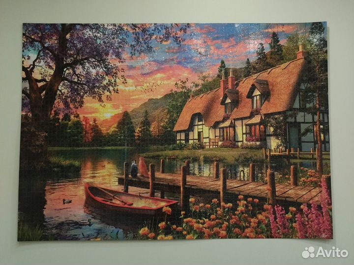 Сборка пазлов на дому