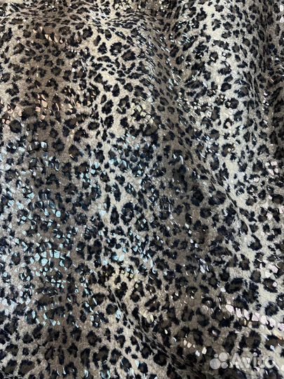 Искусственный мех леопард змея