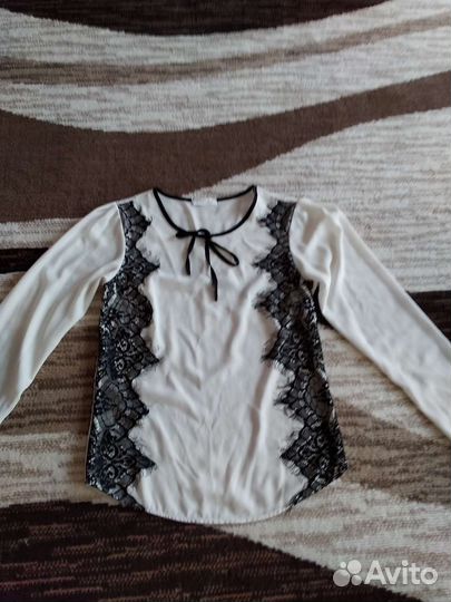 Блузка для девочки школьная