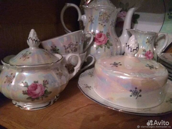 Сервиз чайный,Роза