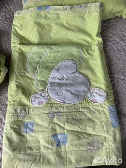 Детское постельное белье + одеяло+ подушка