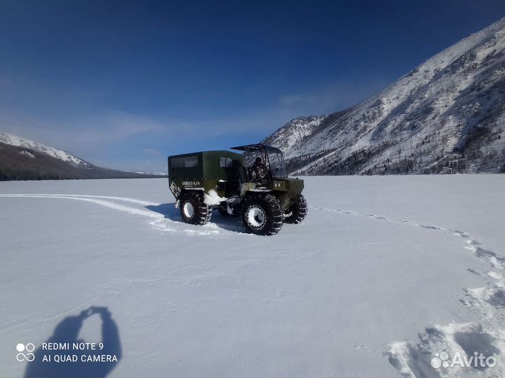 Заброска на вездеходе на Мультинские озера
