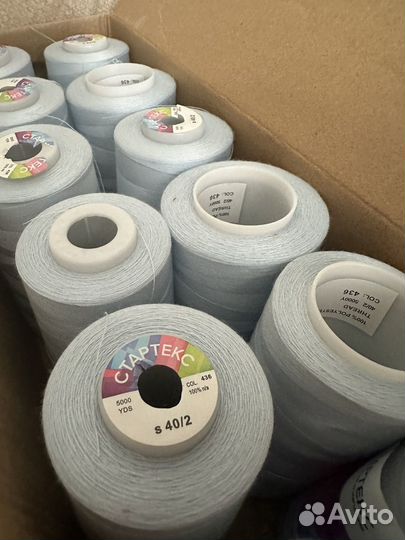 Нитки швейные