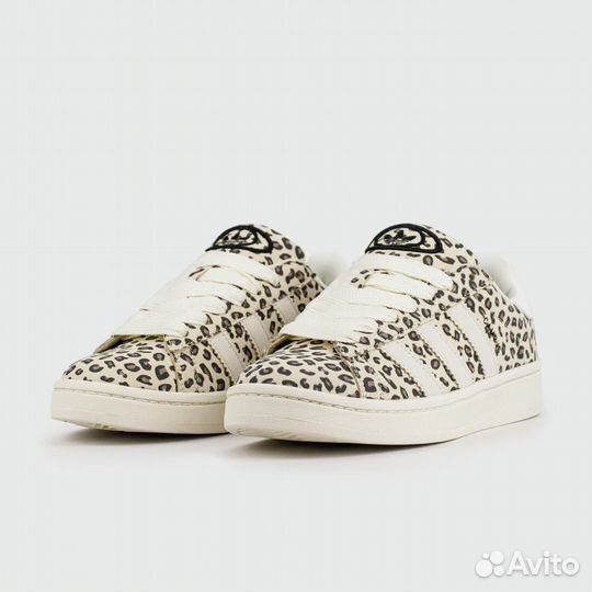 Adidas Campus 00 Beige Leopard Wmns
