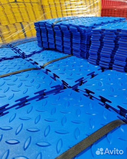 Модульная плитка пвх в фитнес зал