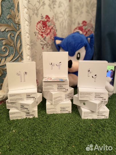 Беспроводные наушники AirPods 2, 3 и Pro