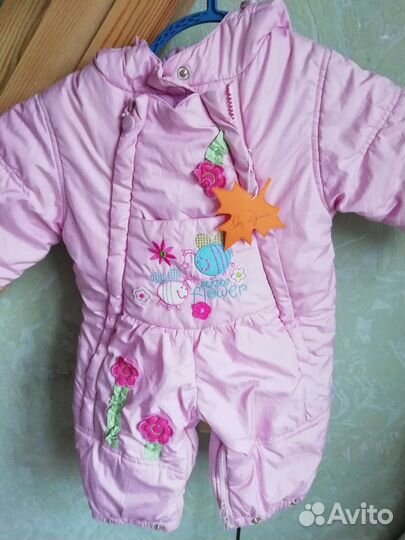 Верхняя тёплая одежда для девочки 68-74