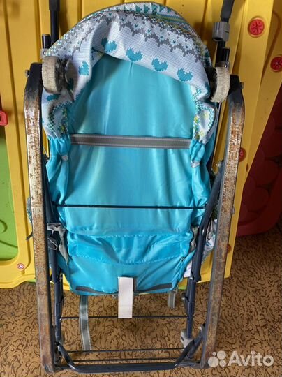 Детские санки с колесами