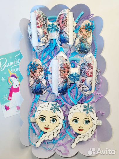 Новогодние бантики для волос