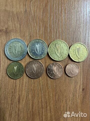 Продам годовой комплект монет Ирландии