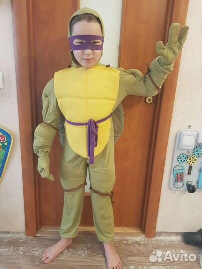 Костюм черепашки ниндзя на рост 130-140см