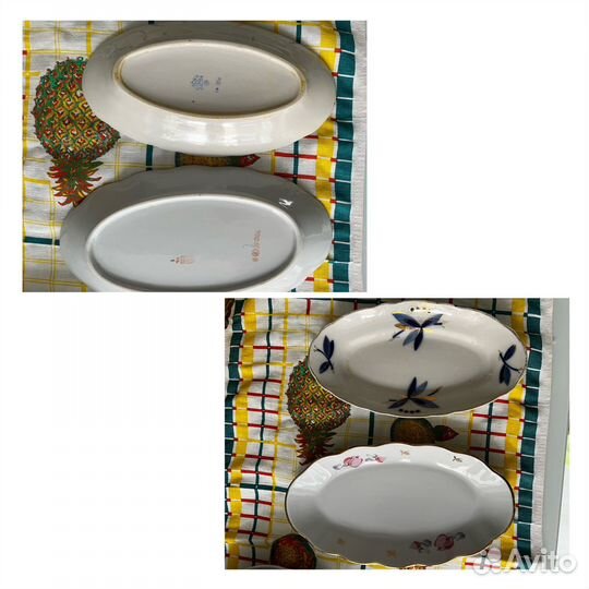 Тарелки СССР фарфор