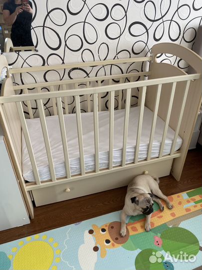 Детская кровать с ящиками