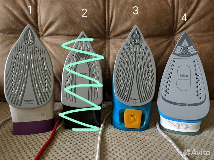 Утюги Philips и Braun TexStyle5