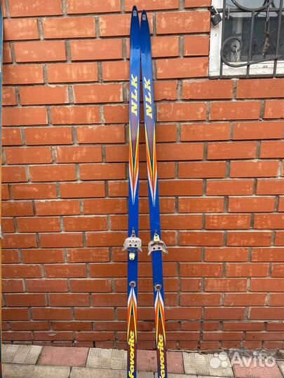 Беговые лыжи+ палки для лыж