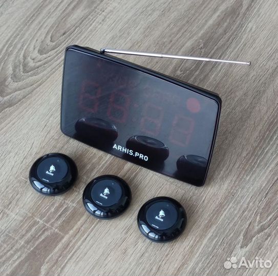 Кнопка вызова официанта, табло вызова - комплект