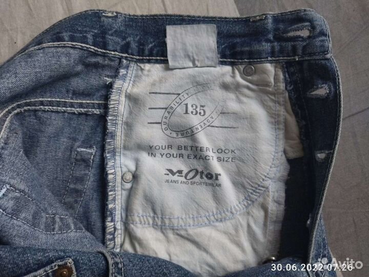 Джинсовые шорты motor jeans
