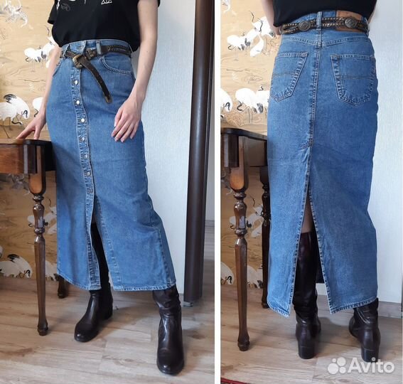 Юбка джинсовая Cross Jeans cotton 100