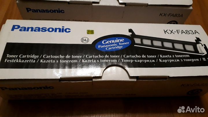 Картриджи Panasonic kx-fa83a новые