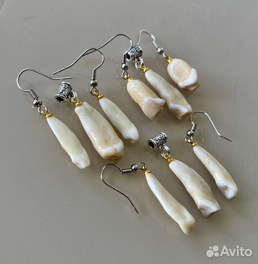 Кулон и серьги комплект. Камчатский сувенир