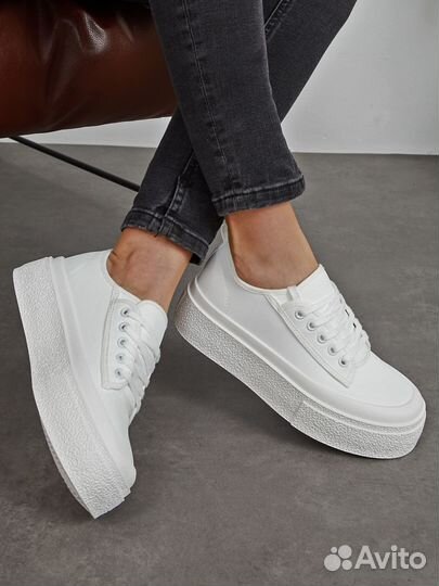 Кеды женские ovvo белые, размер 38