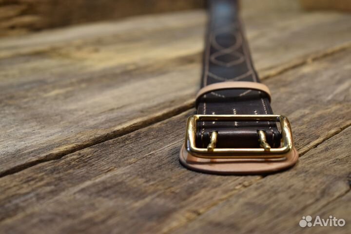 Кожаный ремень на заказ