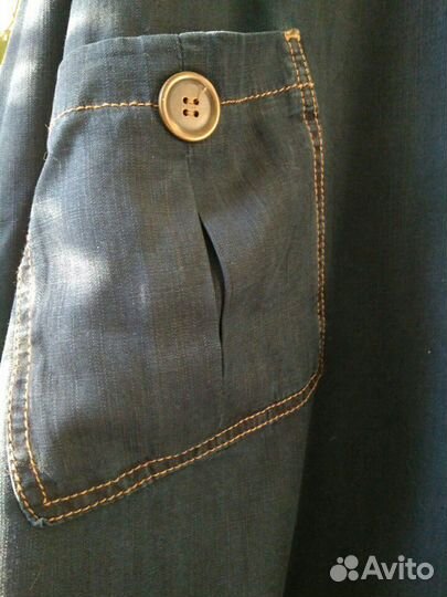 Топ, туника kjbrand 54 евр большой размер тенсел