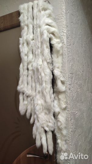 Палантин меховой кролик