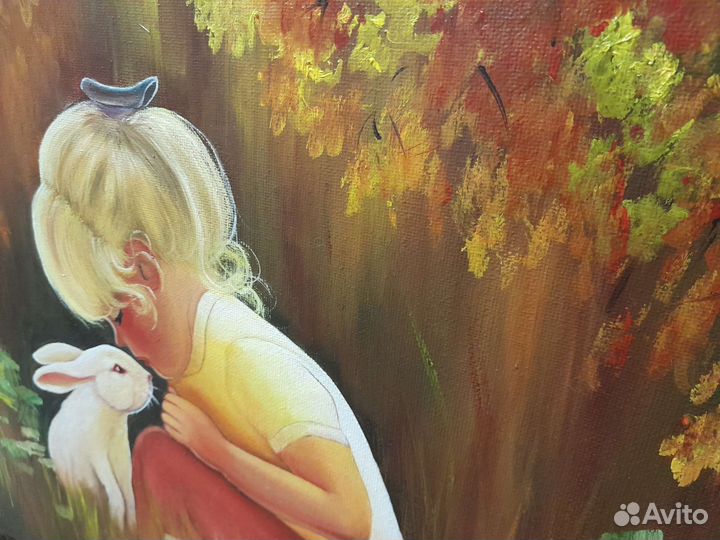 Картина маслом на холсте ручная работа