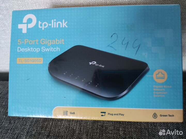 5-портовый настольный гигабитный коммутатор