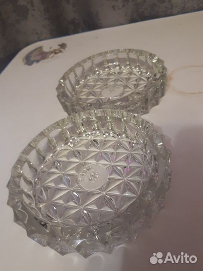 Пепельница СССР стекло